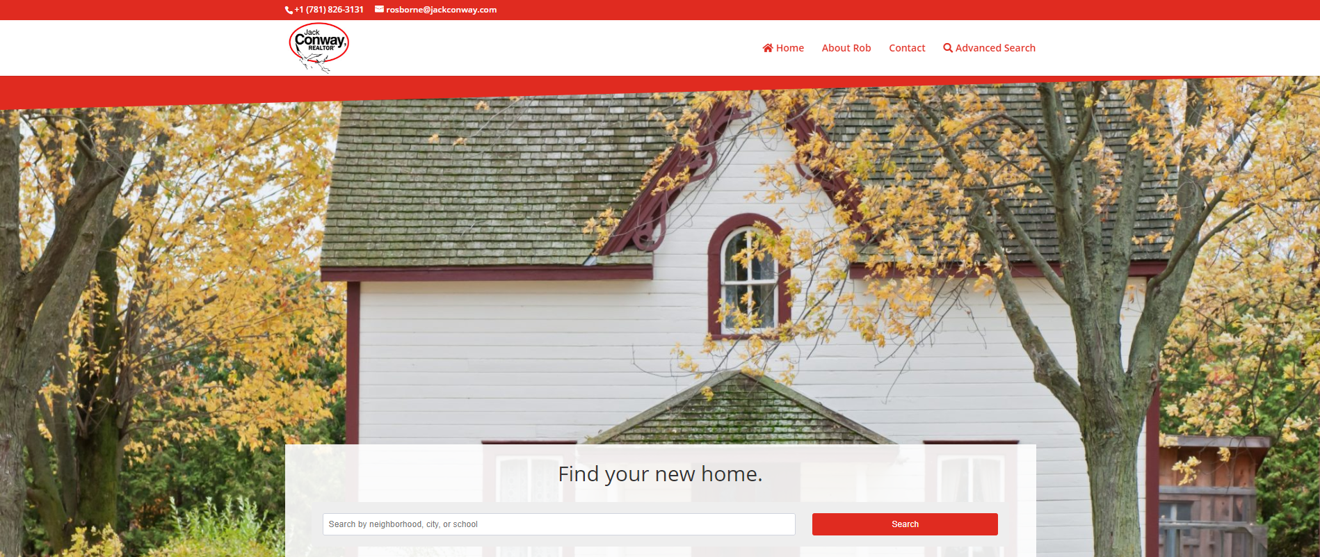 Robert Osborne Realestate Website Screenshot